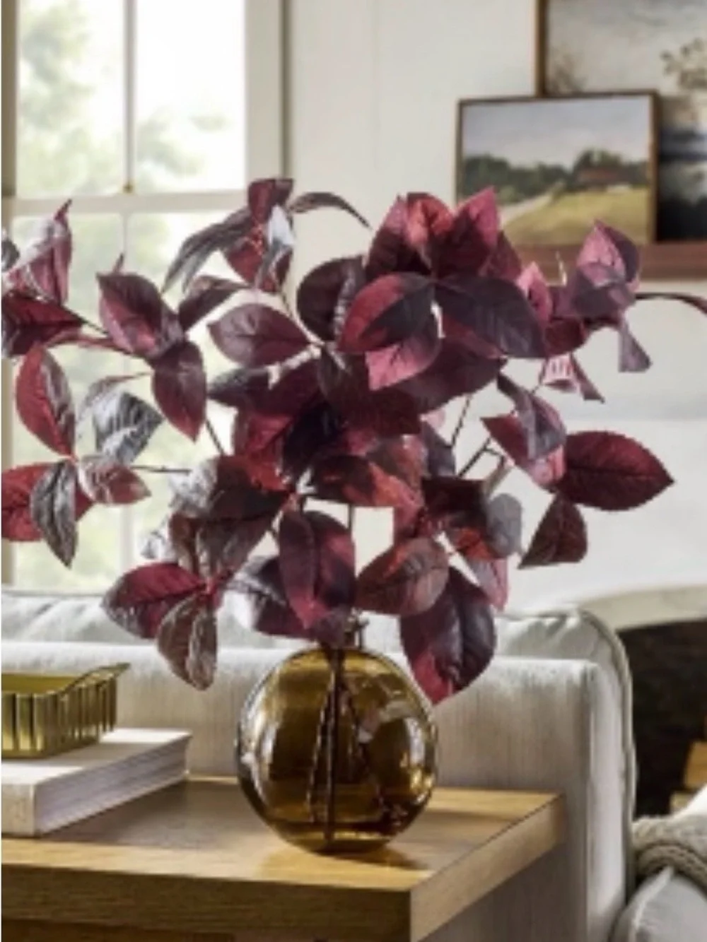 Hearth & Hand faux plum